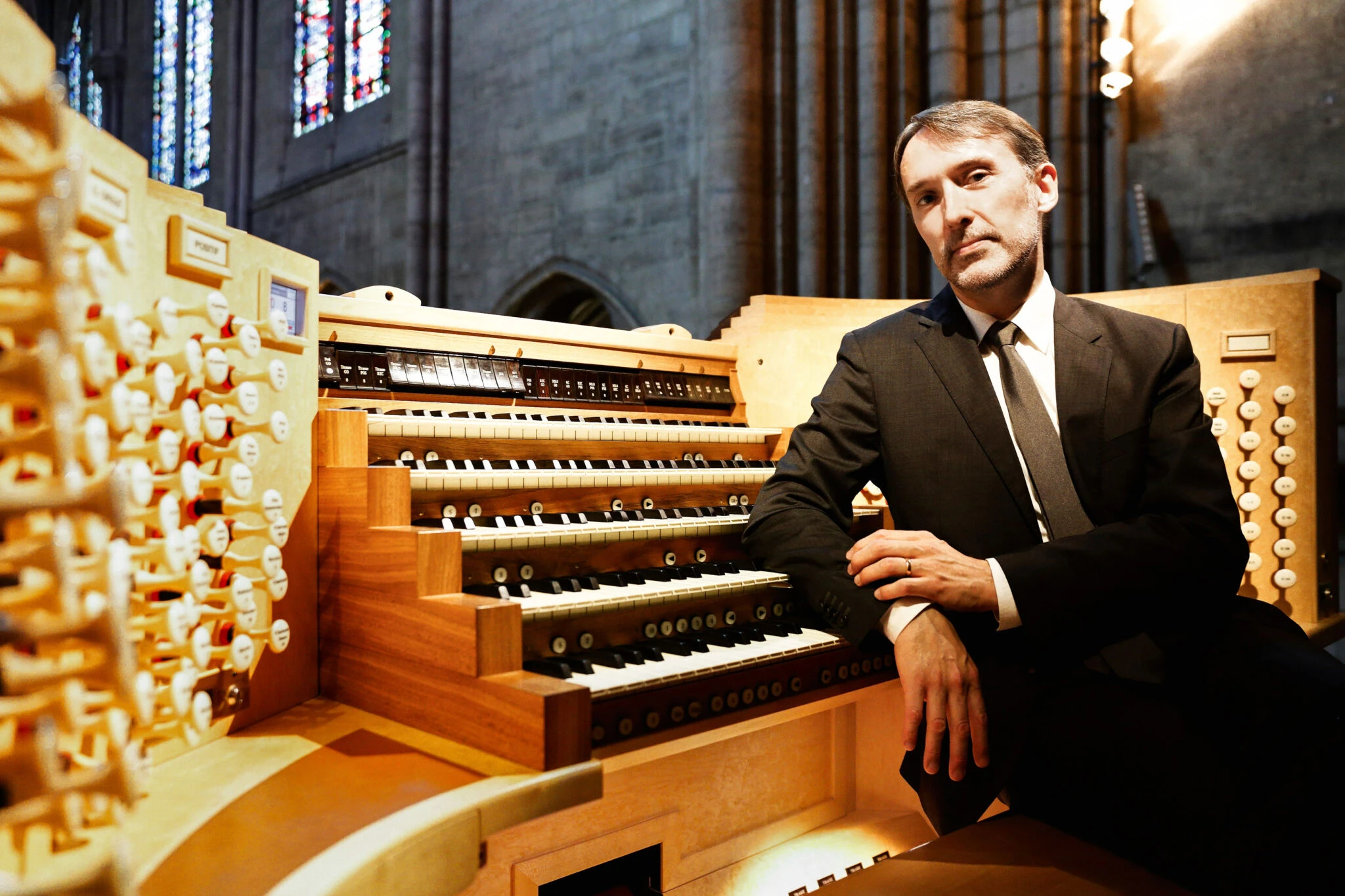 French organist Olivier Latry performing